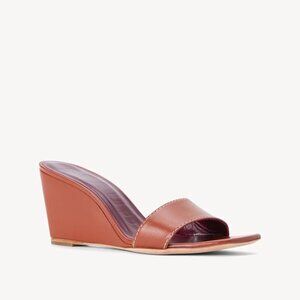 BNWOT Staud Billie Wedge Sandals in Tan Natural size 37